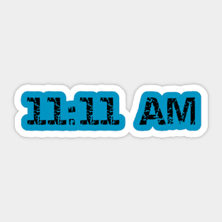 11:11am k Sticker